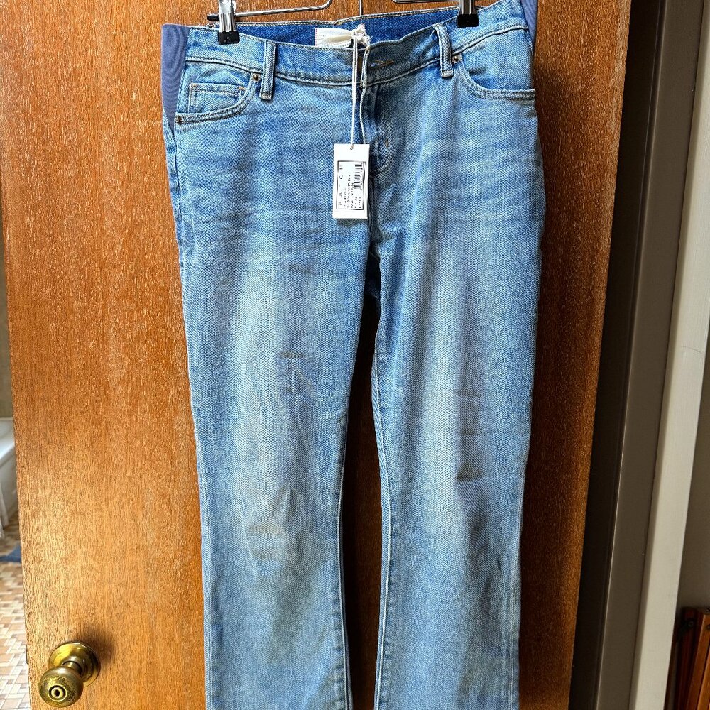 HATCH The Crop Maternity Jean Light Wash Size 26